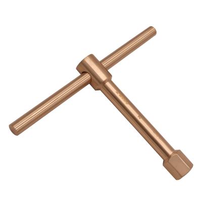 China Beryllium Hex Key Beryllium Copper BAM/FM/GS/ISO/OHSAS Non-sparking Copper T-Type Sliding WEDO ATEX Certificate for sale