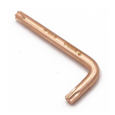 China Non-sparking Aluminum Copper Bronze or Beryllium WEDO ATEX Tprx Copper Wrench Bronze or Beryllium Wrench BAM/FM/GS/ISO/OHSAS Certificate for sale