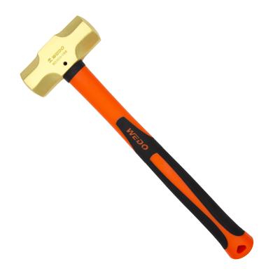 China Professional Manufacture GS/FM/ISO9001/BAM High Quality Hammer Brass Hand Tools Machinist Hammer Mallet with Plastic Handle for sale