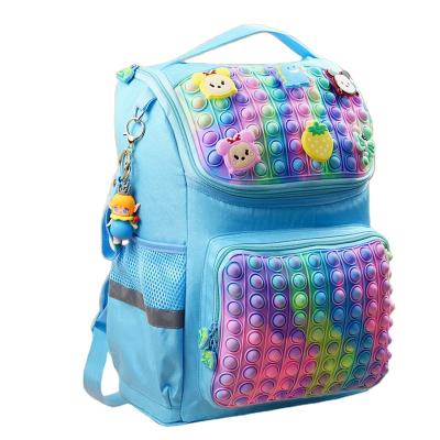 China Teenagers Waterproof Jumbo Adjustable Strap Cartoon Busty Person Bag Sound Itting Sensory Backpack For School for sale