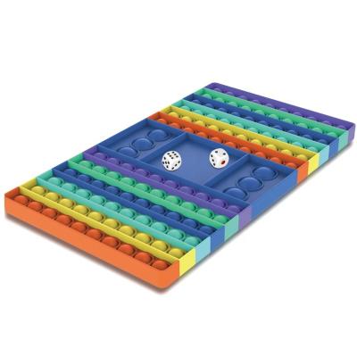 China Bubble Push Toy Rainbow Size Chessboard Sounds Viable Sensory Popper Popper Itting Sounds Great for Friends Together for sale