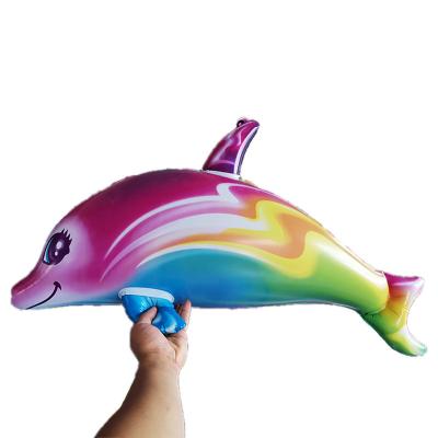 China Toy Wholesale Eco Friendly Inflatable PVC Customized Dolphin Inflatable Animal Toy For Kids Actions for sale