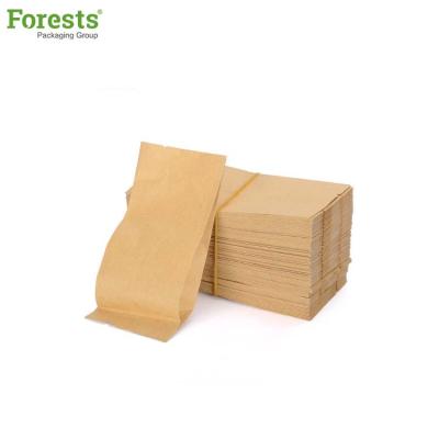 China Recyclable Custom FPG Powder Packaging Bag Aluminum Foil Bag Brown Packaging Kraft Paper Bag For Tea Packaging for sale