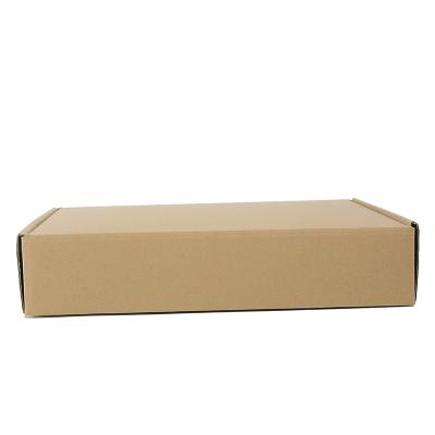 China Recycled Materials Customized Foldable Recycled Craft Paper Box Brown Corrugated Cardboard Boxes For Shipping Carton for sale