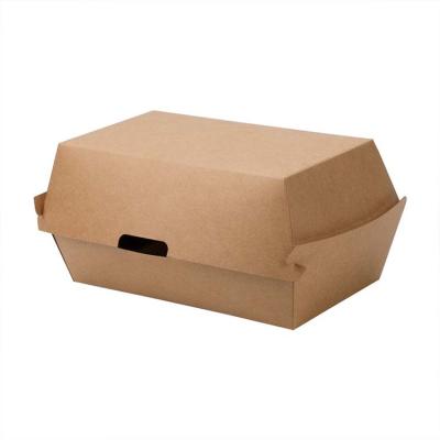 China OEM Factory Recyclable Custom Colored Corrugated Rectangle Kraft Paper Food Packaging Brown Corrugated Hot Dog Box for sale