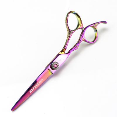 China Cutting Salon 440c Comfortable Stainless Scissors Hair Scissors Professional Hairdressing Scissors Cutting Scissors Stainless Steel for sale