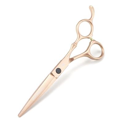 China NEPURLson Thinning Scissors Customizable 6.0 Inch Gold Baking Paint Bamboo Handle/Barber Tools/Salon Scissors for sale