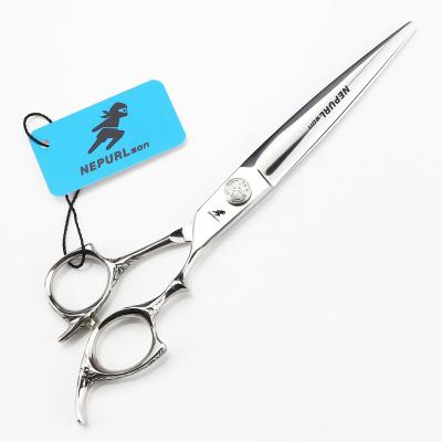 China NEPURLson viable 7.0 inch pet hair cutting scissors/stainless steel and good price for sale