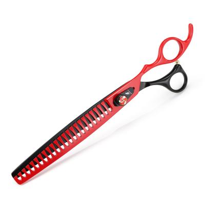 China NEPURLson Viable 8.0 Inch Fishbone Pet Hair Scissors/Stainless/Customizable Logo for sale