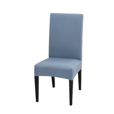 China Protect Chair Wholesale Stretch Chair Covers Plain Dyed Spandex Cover For Dining Chair for sale