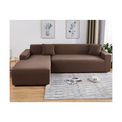 China Protect Sofa 2021 High Elasticity Waterproof 3 Seat Sofa Cover Water Proof Sofa Cover Water Resistant Brown for sale