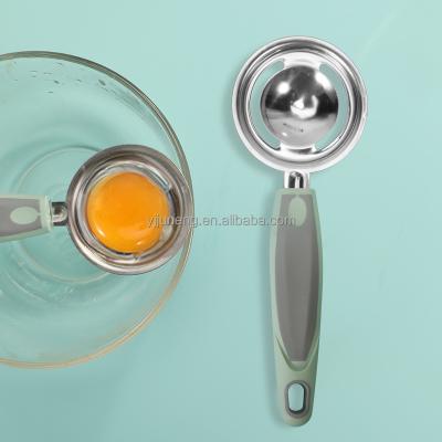 China Viable Kitchen Instruments Stainless Steel Egg Yolk Divider Egg White Separator for sale