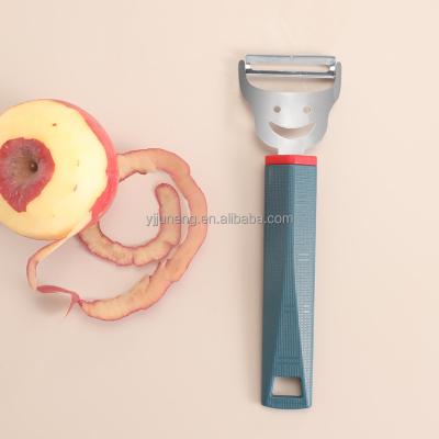 China Sustainable Vegetable Fruit Peeler Stainless Steel Potato Peeler Kitchen Instruments Peeler With Plastic Handle for sale