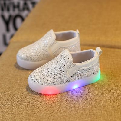 China Wholesale Brilliant Material Children's Round Running Shoes Children's School Sports Shoes In Soft Sole for sale