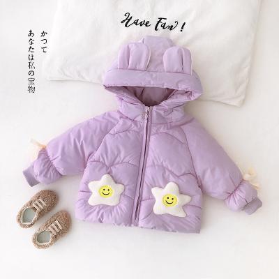 China New design children's fashion clothing boutique children's coat polyester lamb fur winter shorts Korean waterproof wear for girls for sale