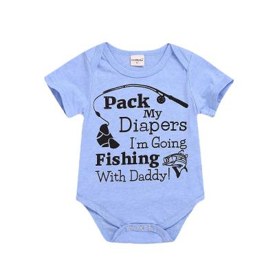 China Popular Hot Selling Baby Summer Cotton Toddler Clothing Boutique Wholesale Breathable Baby Jumpsuits Baby Romper for sale