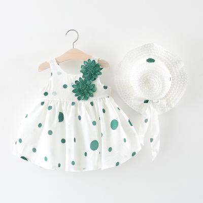 China New Baby Girls Summer Cotton Dress Breathable 100% Colorful Lovely Girls' Dresses for sale