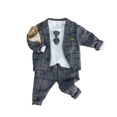 China Popular Cute Fashionable Party Boy Clothes Set High Quality Boy Clothes Set Party Boy Clothes Set for sale