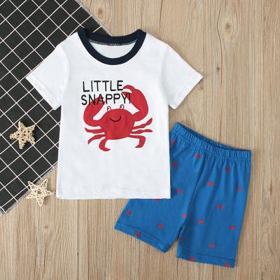 China Party Kids Boutique 2pcs Boy Clothing Sets Short Sleeve Summer Kids Clothing Baby Clothes for sale