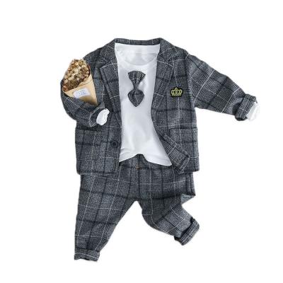 China 2021 Fashion Boy Party Suit Custom Made Style Cotton Boys Colthes Modern Hot-selling Suit for sale