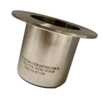 China Industry China ASME B16.9 904L WP904L Duplex Steel Stub Welded Tyepr A B Short Long Lap Joint Stub End for sale