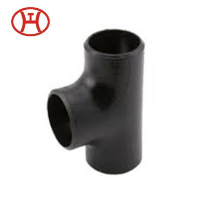 China carbon steel pipe tee A234 WP22 tee fittings equal for sale