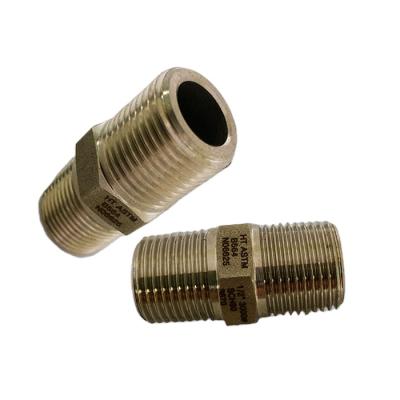 China ASME industry customized BS3799 THD threaded ss316 hex nipple 316 stainless steel pipe fittings for sale