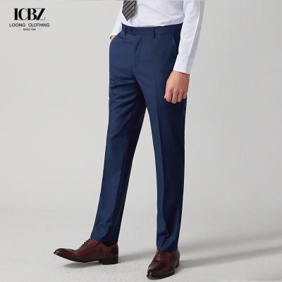 China Stylish and Comfortable Men's Wool Polyester Golf Trousers Slim Fit for Casual Wear for sale