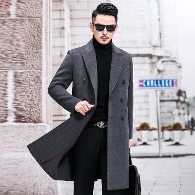 China Sustainable and Grade Men's Double-Sided Cashmere Coat for Winter Business Casual for sale