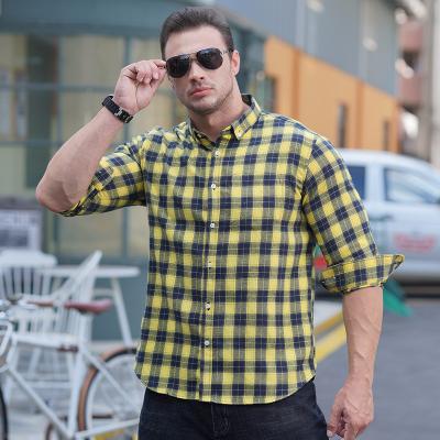 China 2022 Fashion Men's Shirts Autumn Long Sleeve Plus Size Clothes for Adult Age Group for sale