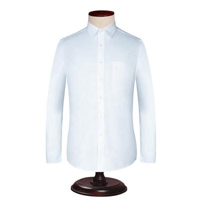 China Men's Clothing Office Dress Plus Size Professional Solid Color Uniform Mens Shirts for sale