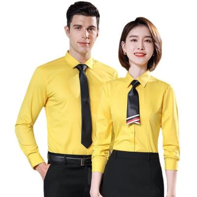 China Short/Long Sleeve Men's and Women's Casual Shirt with Viscose/Polyester/Spandex Fabric for sale