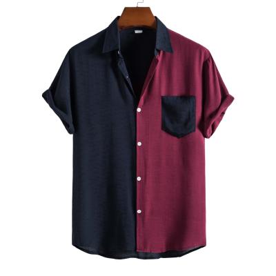 China Woven Fabric Plus Size Men's Dress Shirt Sustainable Oversized T-shirts for Casual Wear for sale