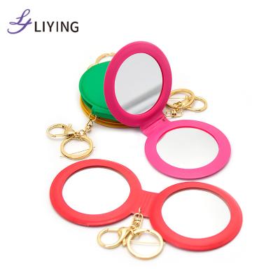 China Wholesale Custom Handheld Makeup Mirror Pocket Magnifying Cosmetic Mirror for sale