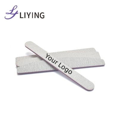 China EMERY Professional Custom Double Side Nail File 80/100 Sandpaper Plastic Nail File for sale