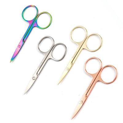 China Right Handed Scissors Wholesale High Quality Nail Scissors Cuticle Scissors Curved Sharp Stainless Steel for sale