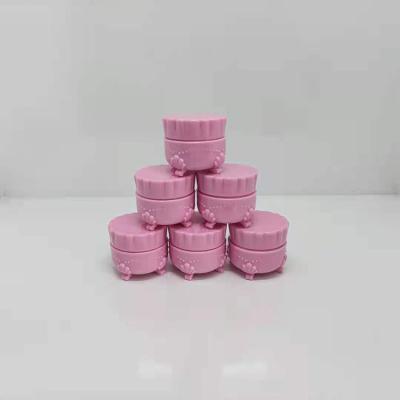 China Small And Cute New Sale 5g Material Eco-friendly Plastic Cream Container Travel Cosmetic Container for sale