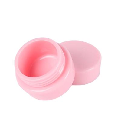 China New Sale High Quality Free Sample Deroi 5 Ounce Colorful Cosmetic Plastic Jars Small And Cute With Lids 5g Pink Cream 10g 20g for sale