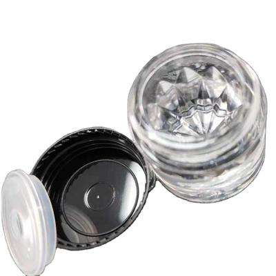 China Small and cute pp empty refillable makeup container jar gold body jar makeup bottle lid inner acrylic clear cream gel eyeshadow eyeliner for sale