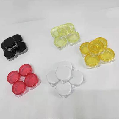 China Small and Cute 1g Best Selling Empty Plastic Cosmetic Container Jar Wide Mouth Jar for sale