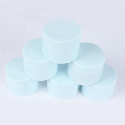 China Manufacturer 30g White Pink Small And Cute Face Cream Packaging PP Jar Container Blue Black Blue Empty Cosmetic Plastic Jar for sale