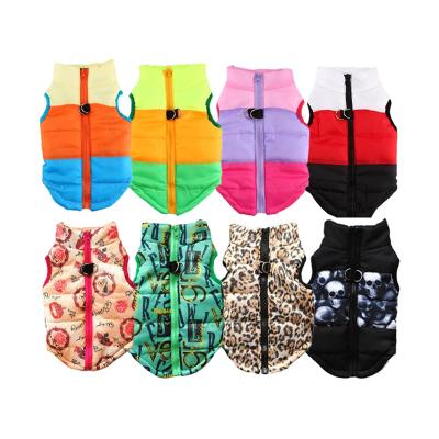 China Sustainable Warm Dog Clothes Winter Pet Coat Dog Jacket Pet Puppy Equipment Vest Windproof Clothes for sale