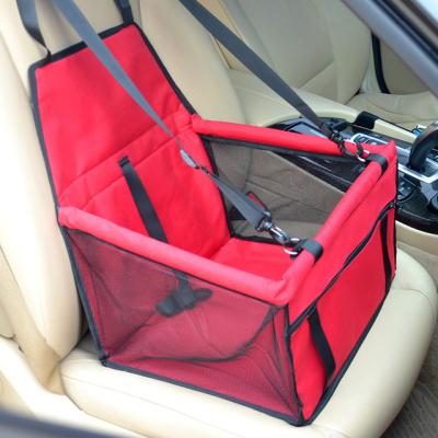 China Portable Pet Viable Bed Car Travel Dog Car Seat Cover Folding Hammock Dog Carriers Bag for sale