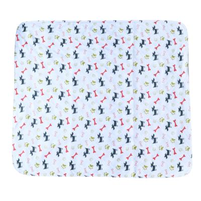 China Waterproof Dog Diaper Pee Fast Absorbing Pad Puppy Mat Reusable Dog Urine Pad Pet Bed Diaper for sale