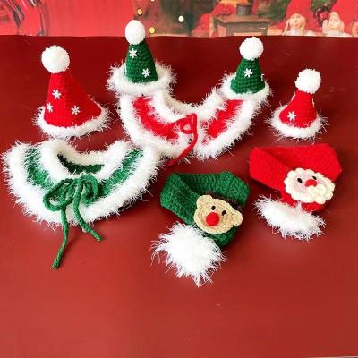 China Stocked Christmas Party Pets Accessories Santa Snowman Christmas Holiday Dog Accessories for sale