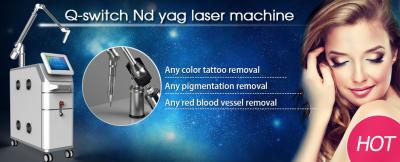 China 532nm&1064nm q-switch nd yag laser tattoo removal beauty equipment for sale