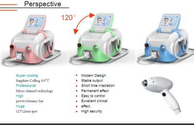 China Professional Painfree!!! 10 Germany bars 808nm Diode Laser threading hair removal for sale