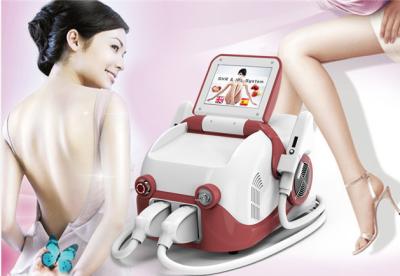 China Portable ipl and shr machine for hair removal and skin rejuvenation with 2 treatment heads for sale