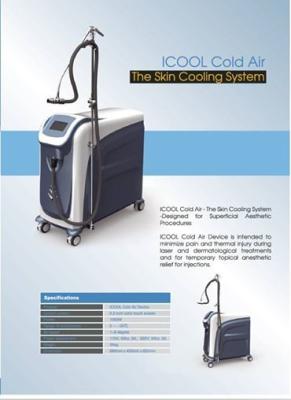 China China manufacture Icool air cold machine using with co2 fractional rf ,nd yag laser for sale