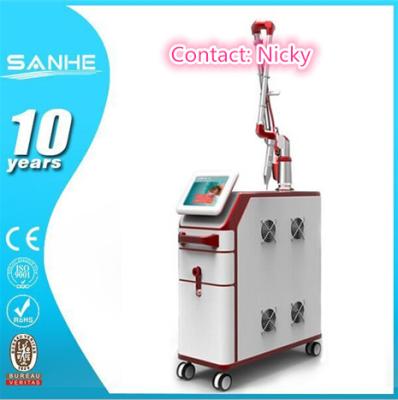 China Beijing SANHE Q-switch nd yag laser for different colors tattoo removal and skin rejuvenation with 1064nm and 532nm for sale